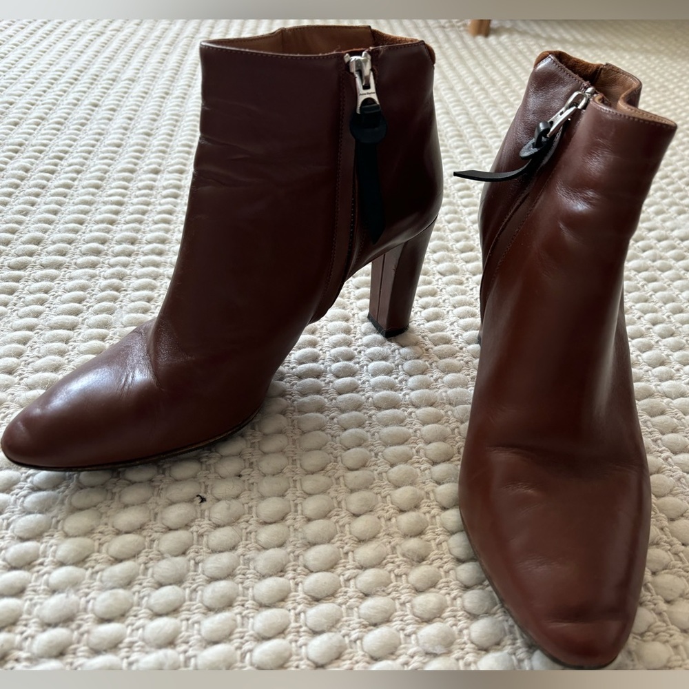 Acne Brown Heel Boot